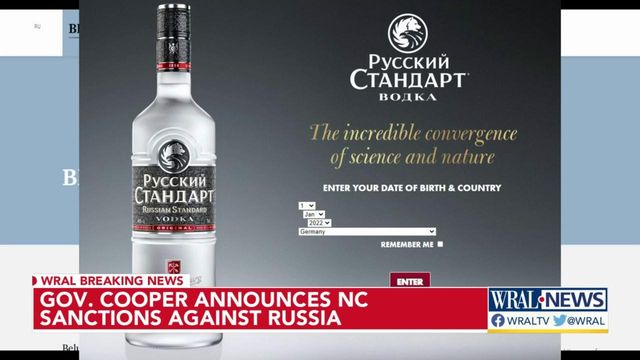 Gov. Cooper announces NC sanctions against Russia 