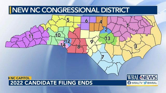 North Carolina's candidate filing period ends for US Congress
