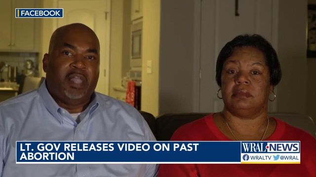 NC Lt. Gov. Mark Robinson releases video to discuss past abortion