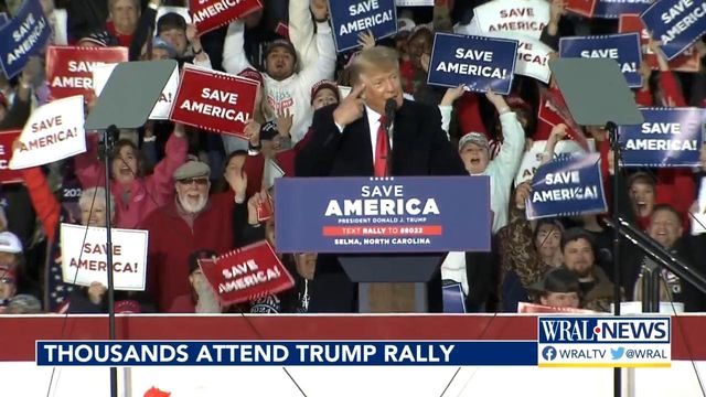 Trump rally wraps up in Selma