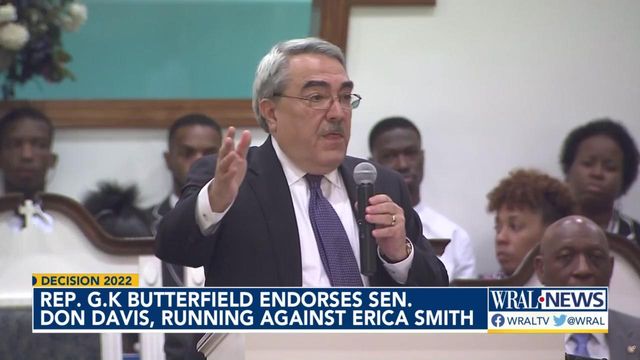 Rep G.K. Butterfield endorses Sen. Don Davis, running against Erica Smith