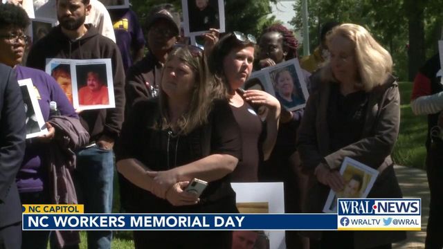 Workers rally in protest of safer working conditions in front of NC Capitol 