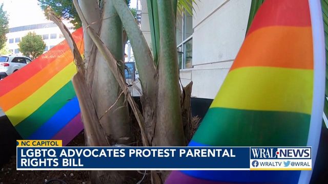 LGBTQ advocates protest Parents' Bill of Rights