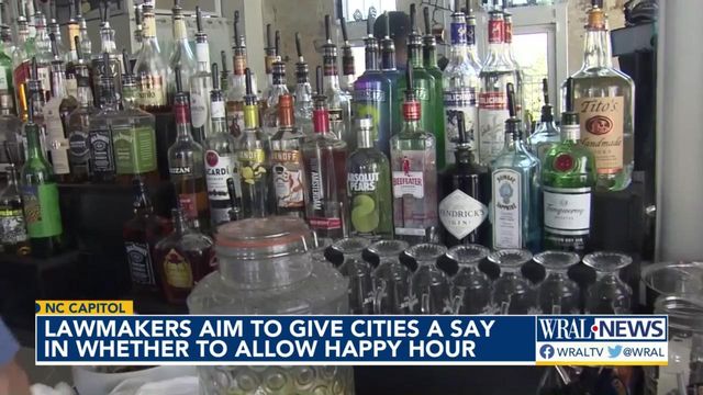 Lawmakers aim to give cities a say whether to allow happy hour