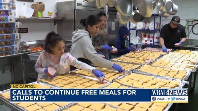 NC Democrats urge Republicans to use state's budget surplus on school lunches 