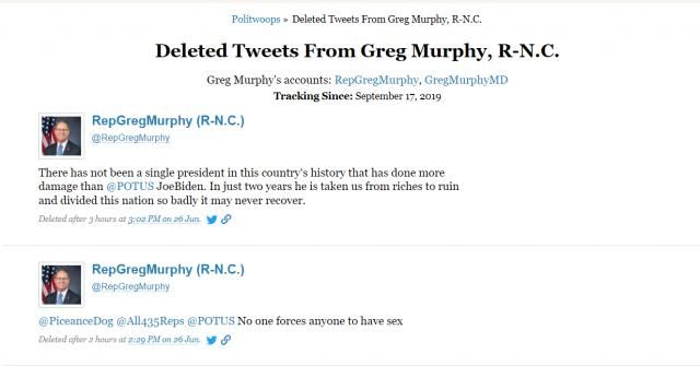 Greg Murphy Deleted Tweets