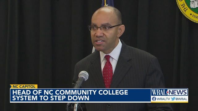 Head of NC community college system to step down