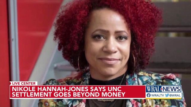 Nikole Hannah-Jones says UNC settlement was not about the money