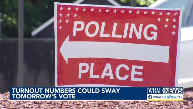 Turnout numbers could sway Tuesday's vote 