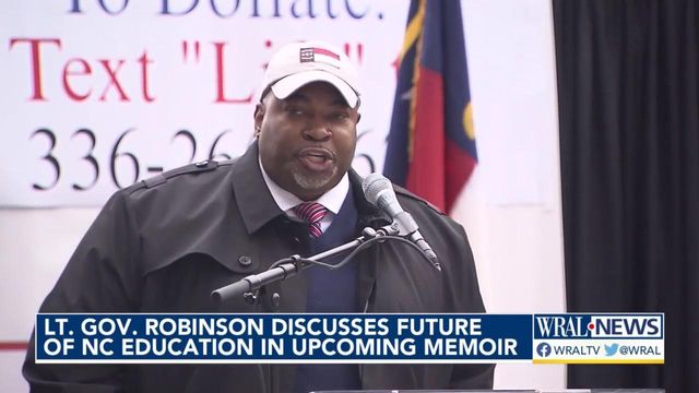 Lt. Gov. Robinson discusses future of NC education in memoir