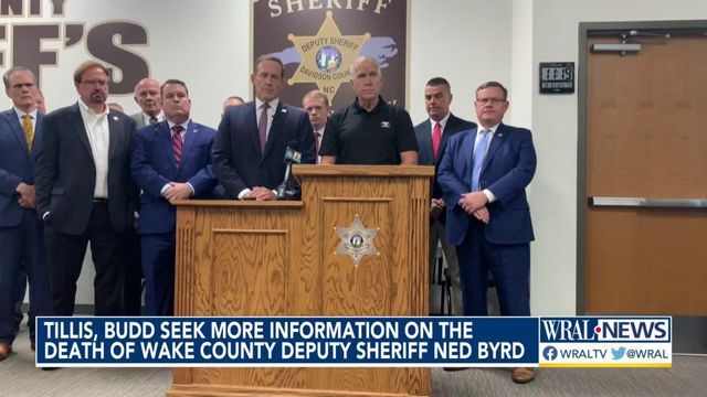 Burr, Tillis seek additional information over killing of Wake County deputy