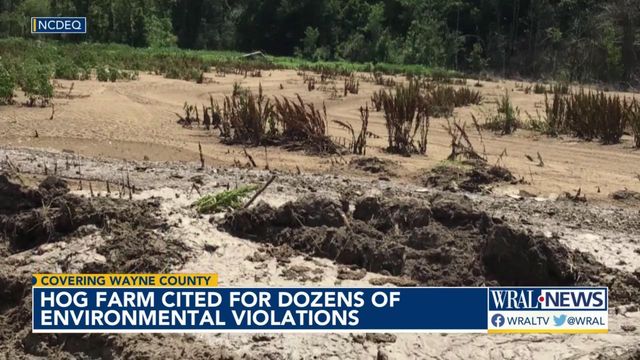 Hog farm cited for dozens of environmental violations 