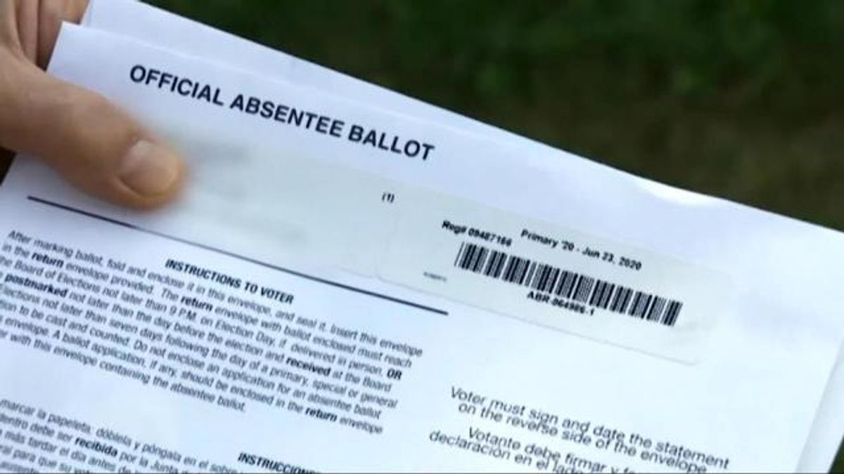 Absentee ballots 