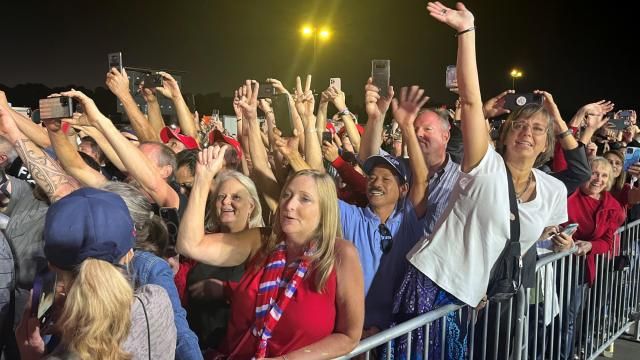 Trump supporters in Wilmington