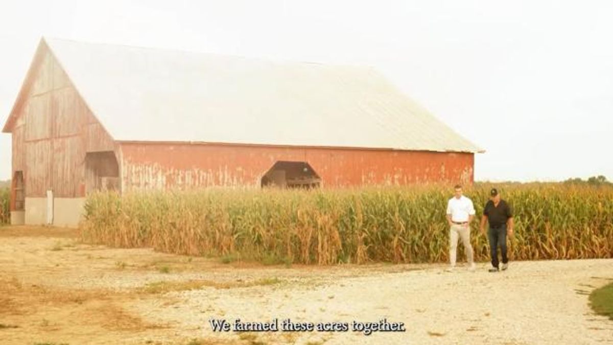 Bo Hines political ad with grandfather