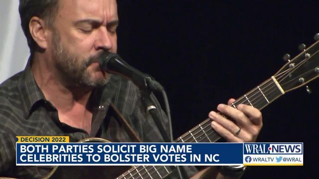 Both parties solicit big name celebrities to bolster votes in NC