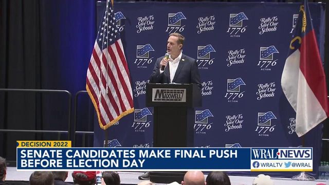 Decision 2022: US Senate candidates make final push throughout NC before election day