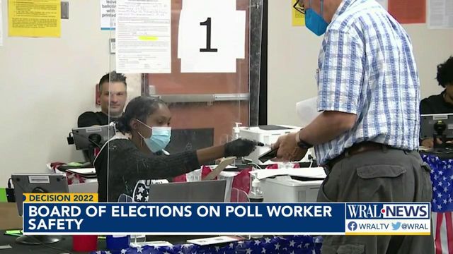 Board of Elections leaders discuss poll worker and election safety