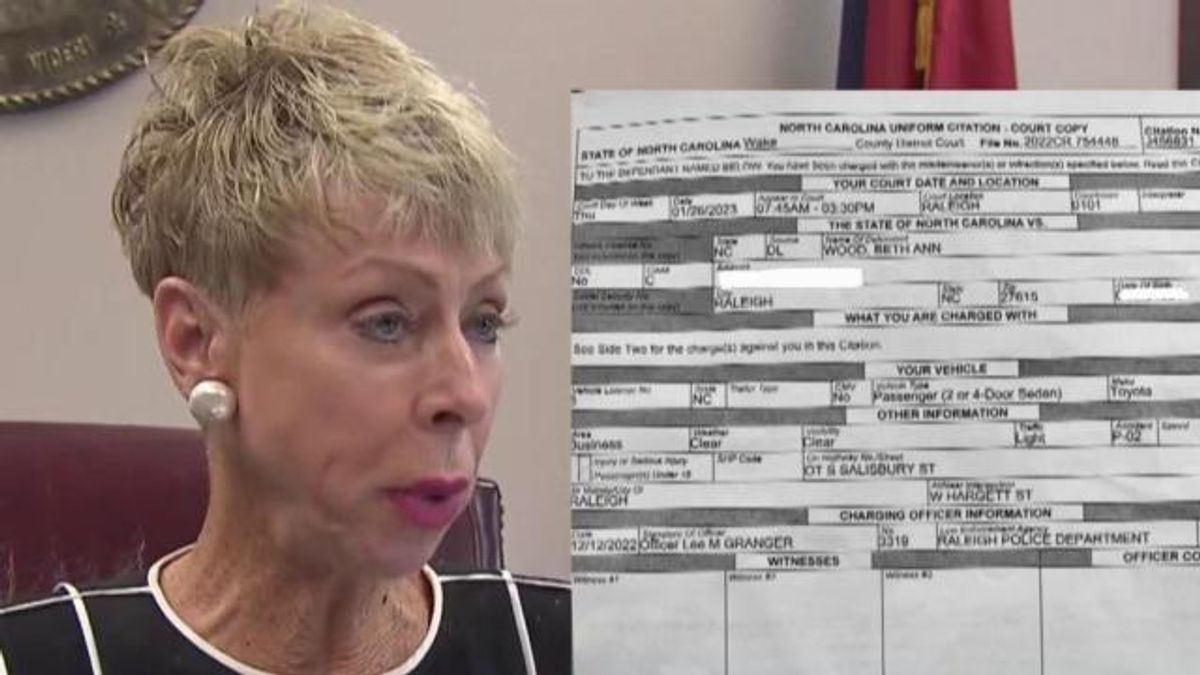 NC State Auditor Beth Wood charged with hit-and-run