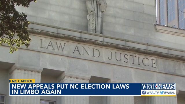 New appeals put North Carolina election laws in limbo again