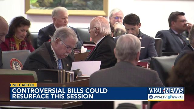 Controversial bills could resurface in 2023 North Carolina legislative session