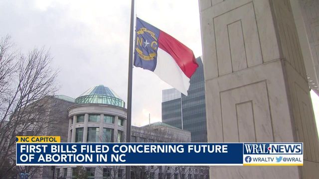 Lawmakers file first bills on abortion's future in North Carolina