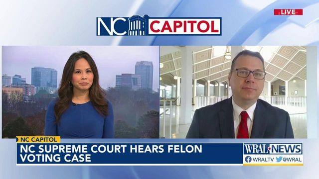 NC Supreme Court hears felong voting case