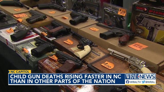 Child gun deaths rising faster in NC than in other parts of the US, report finds