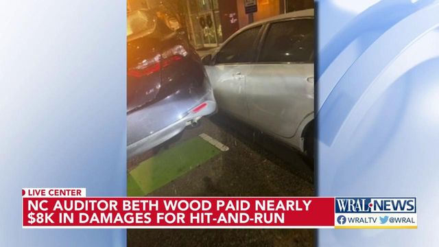 North Carolina State Auditor Beth Wood paid $7,700 in damages for hit-and-run crash