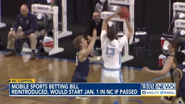 Mobile sports betting bill would allow wagers to start Jan. 1 in North Carolina