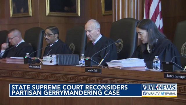 North Carolina Supreme Court reconsiders partisan gerrymandering case
