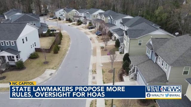 NC lawmakers propose more rules, oversight for HOAs