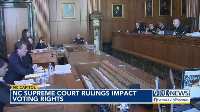 NC Supreme Court rulings impact voting rights