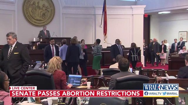 NC Senate passes abortion restrictions, bill heads to Gov. Roy Cooper's desk