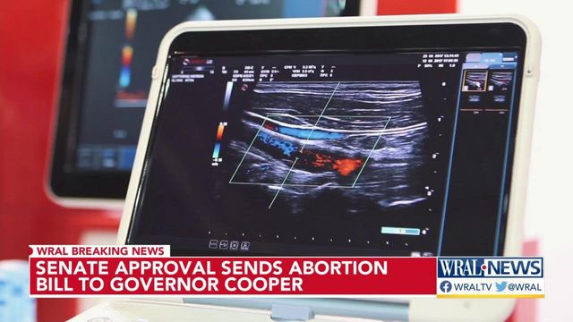 North Carolina Senate approval sends abortion bill to Gov. Roy Cooper