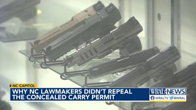 Why NC lawmakers didn't repeal the concealed carry permit