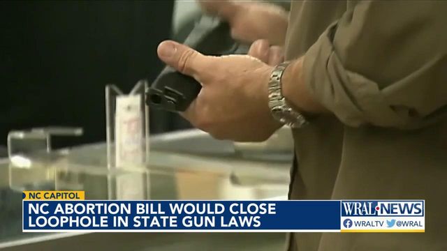 NC abortion bill would close loophole in state gun laws