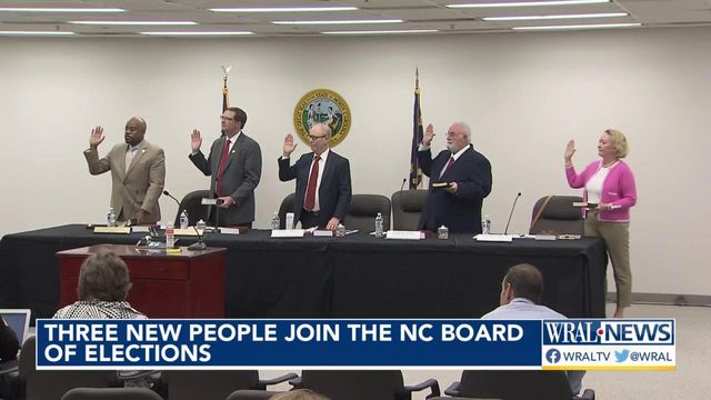 Three new people join the NC Board of Elections