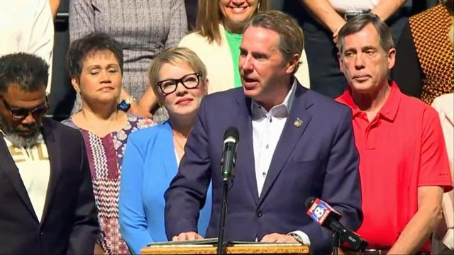 Former U.S. Rep. Mark Walker makes 2024 campaign announcement regarding NC governor's race.