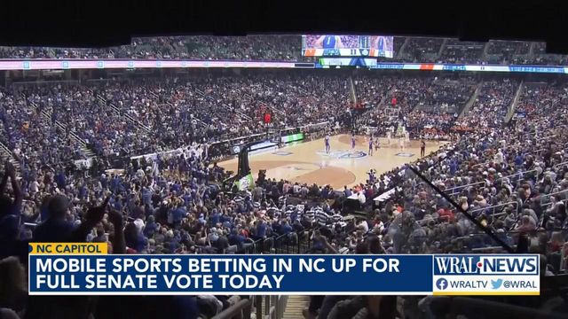 Mobile sports betting in NC up for full Senate vote Wednesday