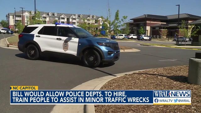 NC bill would allow police departments to hire, train people to help with minor traffic crashes