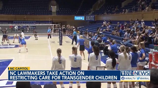 NC lawmakers take action on restricting care for transgender children