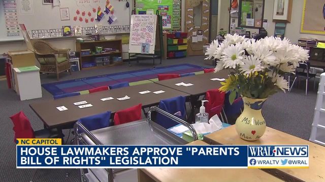 NC House lawmakers approve 'Parents Bill of Rights' legislation