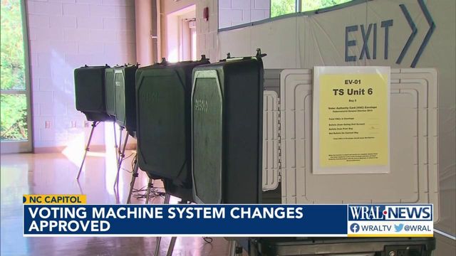 NC voting machine system changes approved