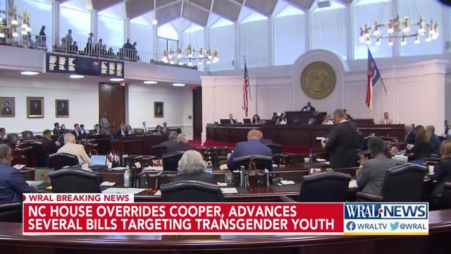 NC House overrides Gov. Cooper, advances several bills targeting transgender youth