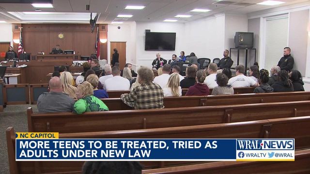 More teens to be treated tried as adults in court under new NC law