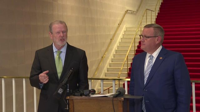 Legislative leaders make joint announcement on NC budget deal