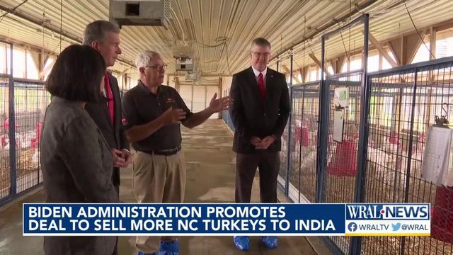Biden administration promotes deal to sell more NC turkeys to India