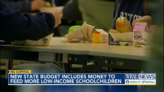 New state budget includes money to feed more low-income school children