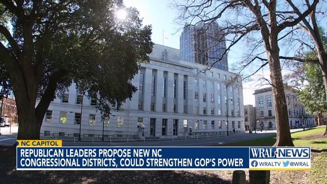 Republican leaders propose new NC Congressional districts, could strengthen GOP's power